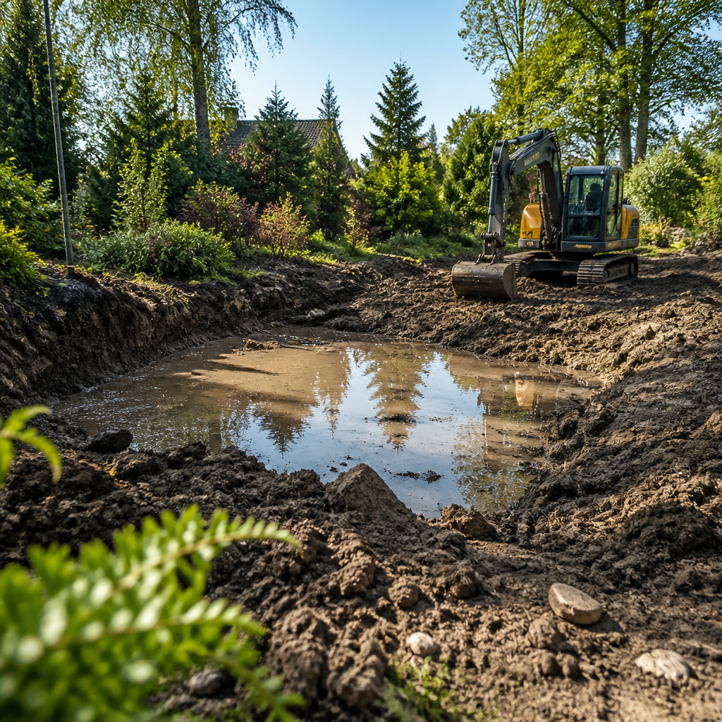 Prace ziemne i drenaż, czyli fundament udanego ogrodu